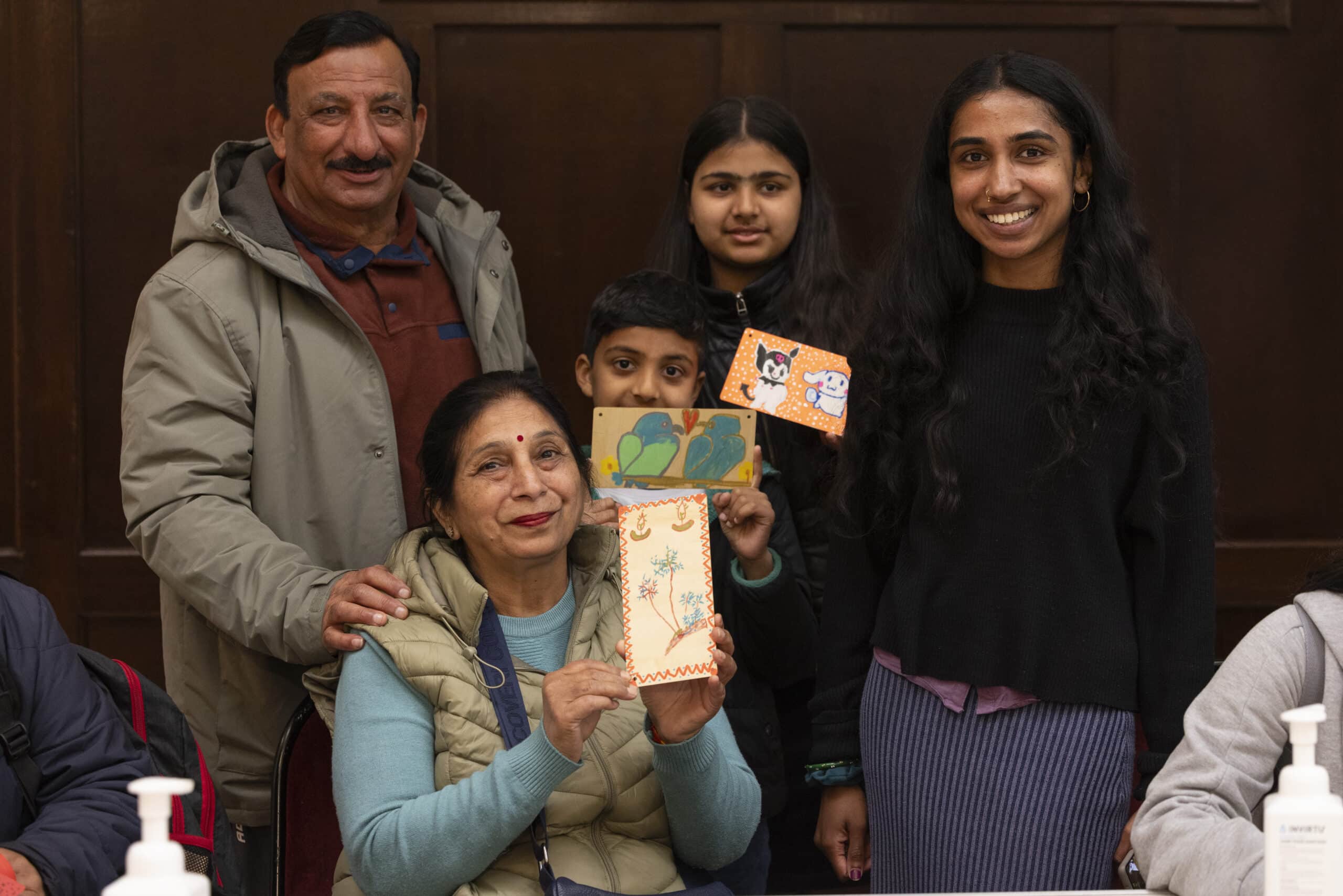 Group of people showing crafts at Rediscover Redbridge